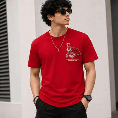 Mars Awaits Printed T-Shirt