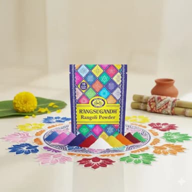Rangoli Color Box Pouches | For Festivals & Home Decor | Cycle
